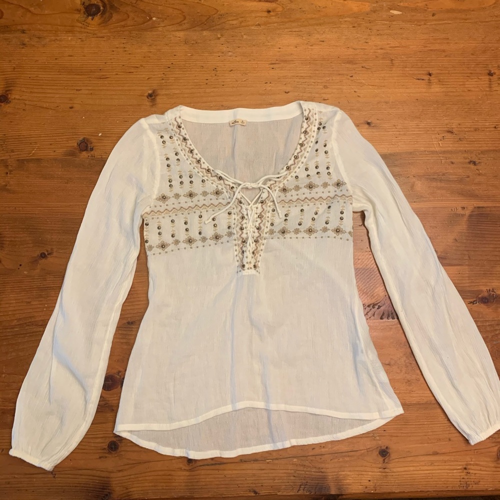 Hollister long-sleeve blouse